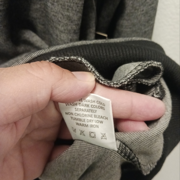 Galaxy By  HARVIC  Grey Black Full  Zip Hoodie Jacket  XXL  Sweater Mens - Picture 6 of 9